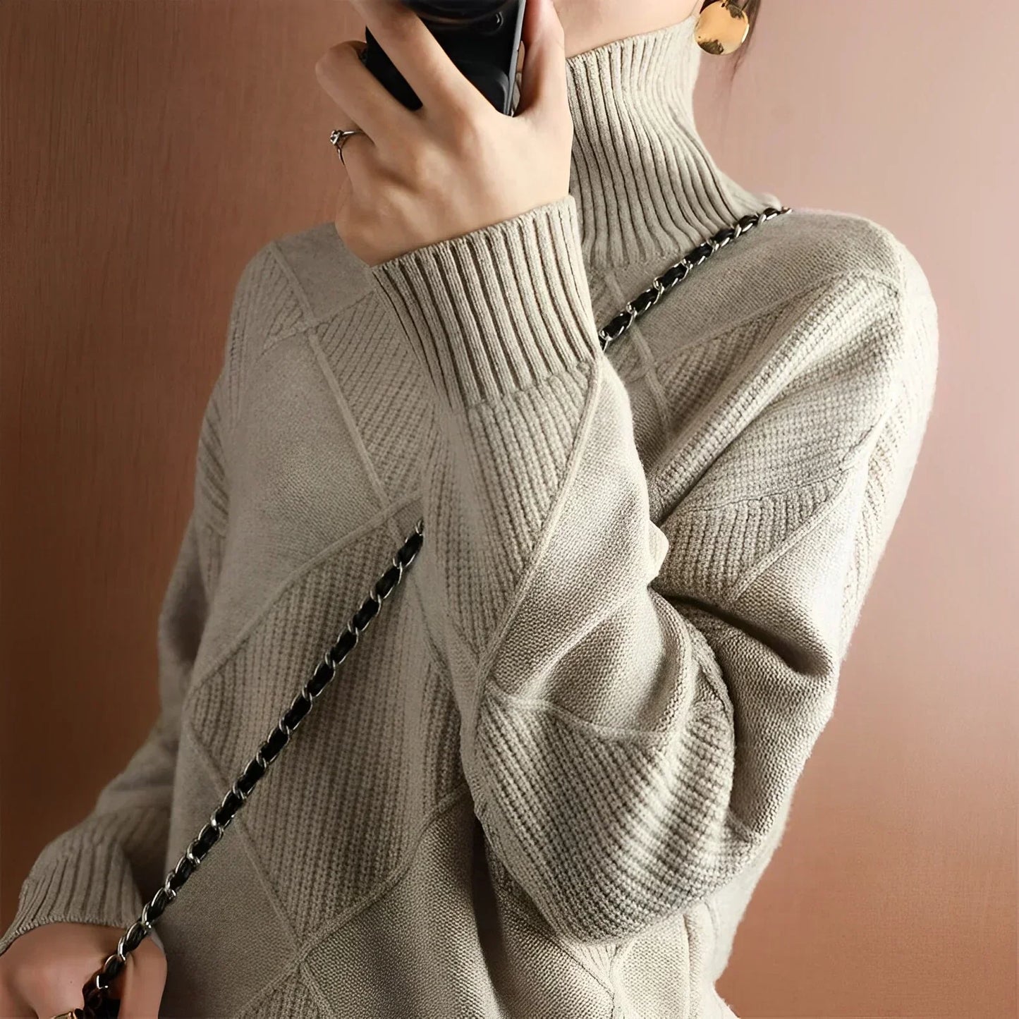 Amalia | Soft Knitted Turtleneck